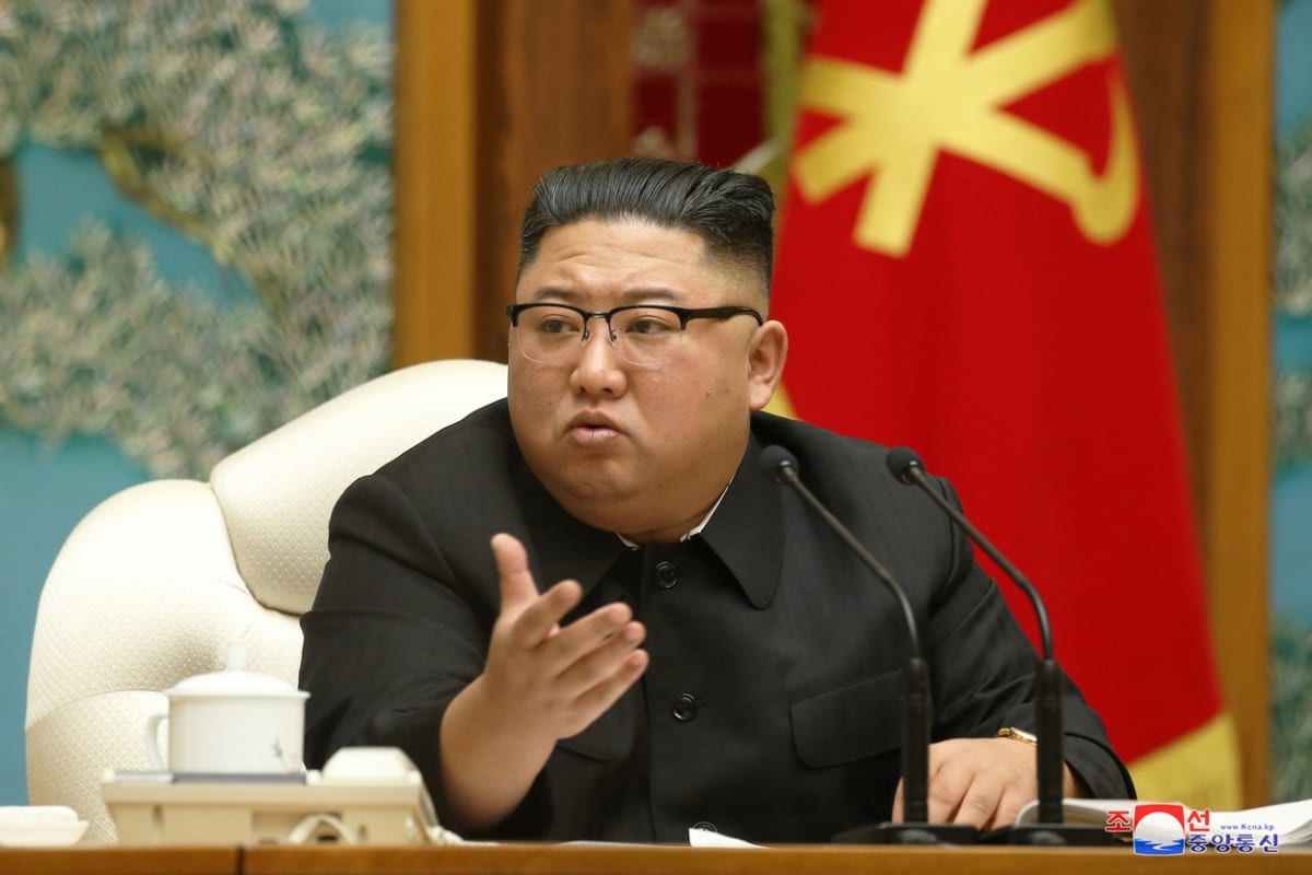 Severokorejský lídr Kim Čong-un.