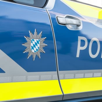 Policejní auto Německo (ilustrační foto)