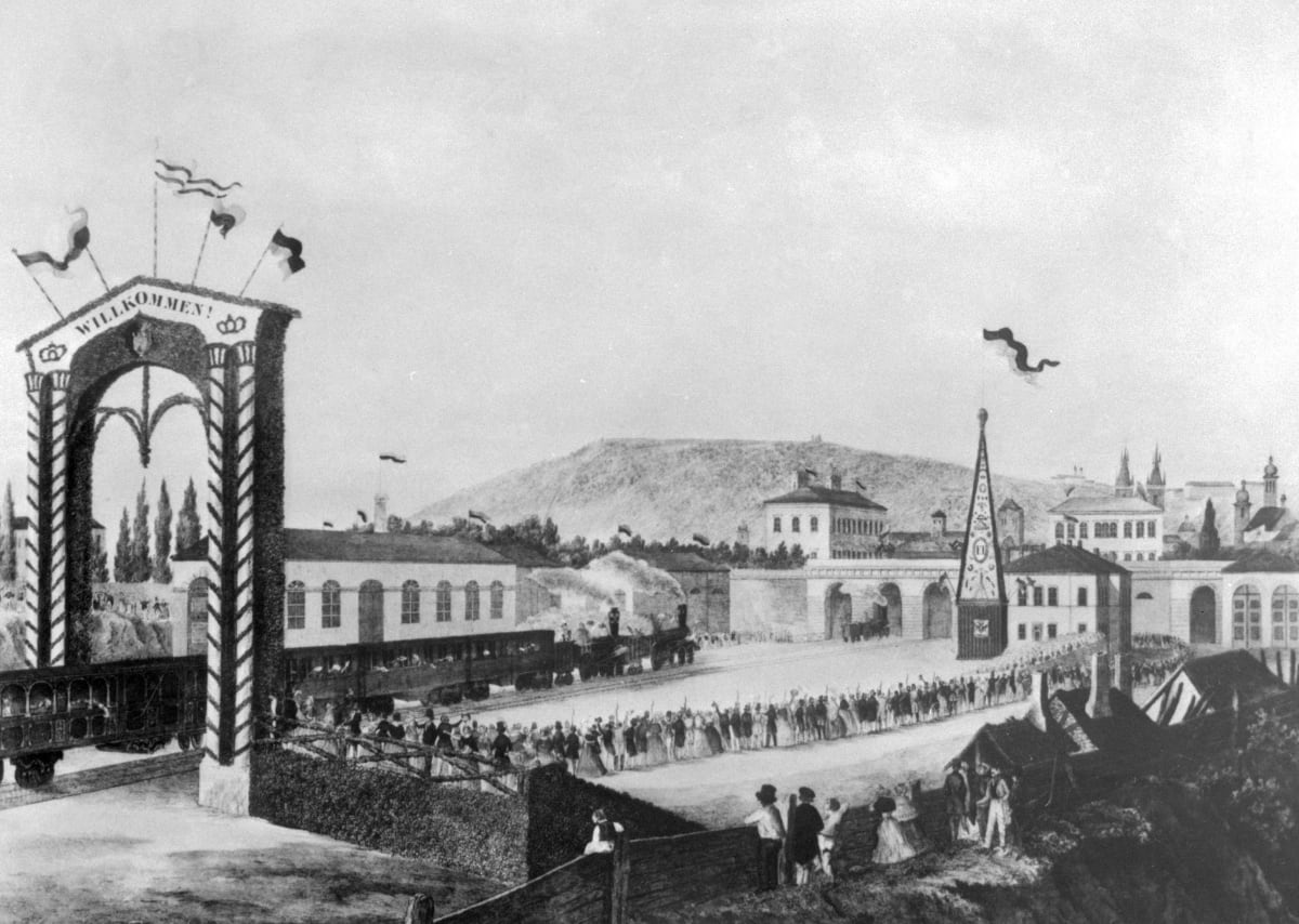 Historická podoba dnešního Masarykova nádraží