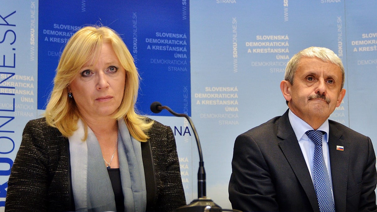 Bývalá slovenská předsedkyně vlády Iveta Radičová a expremiér Mikuláš Dzurinda