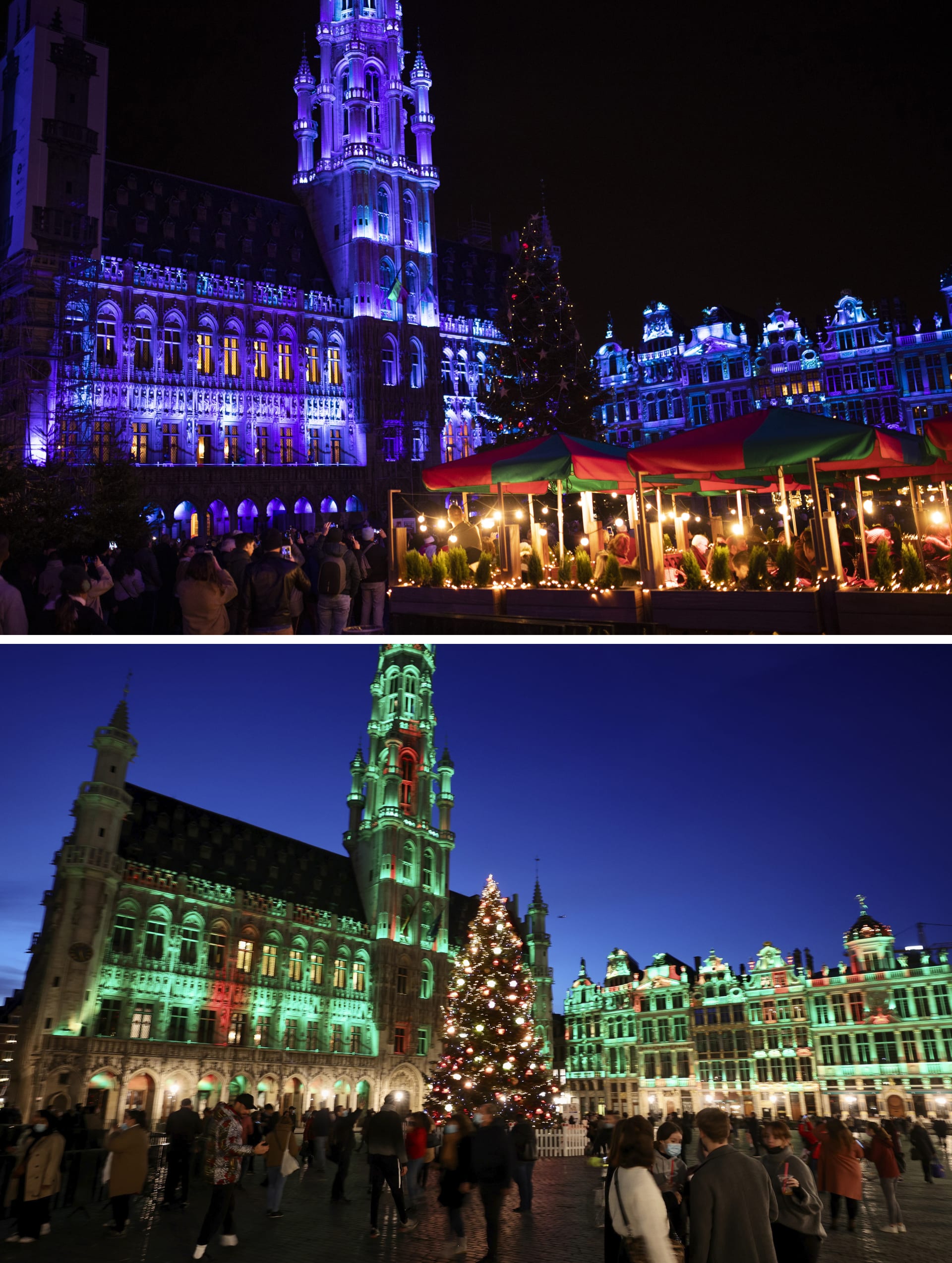 Největší vánoční slavnosti v belgickém Bruselu před měsícem úředníci zrušili.