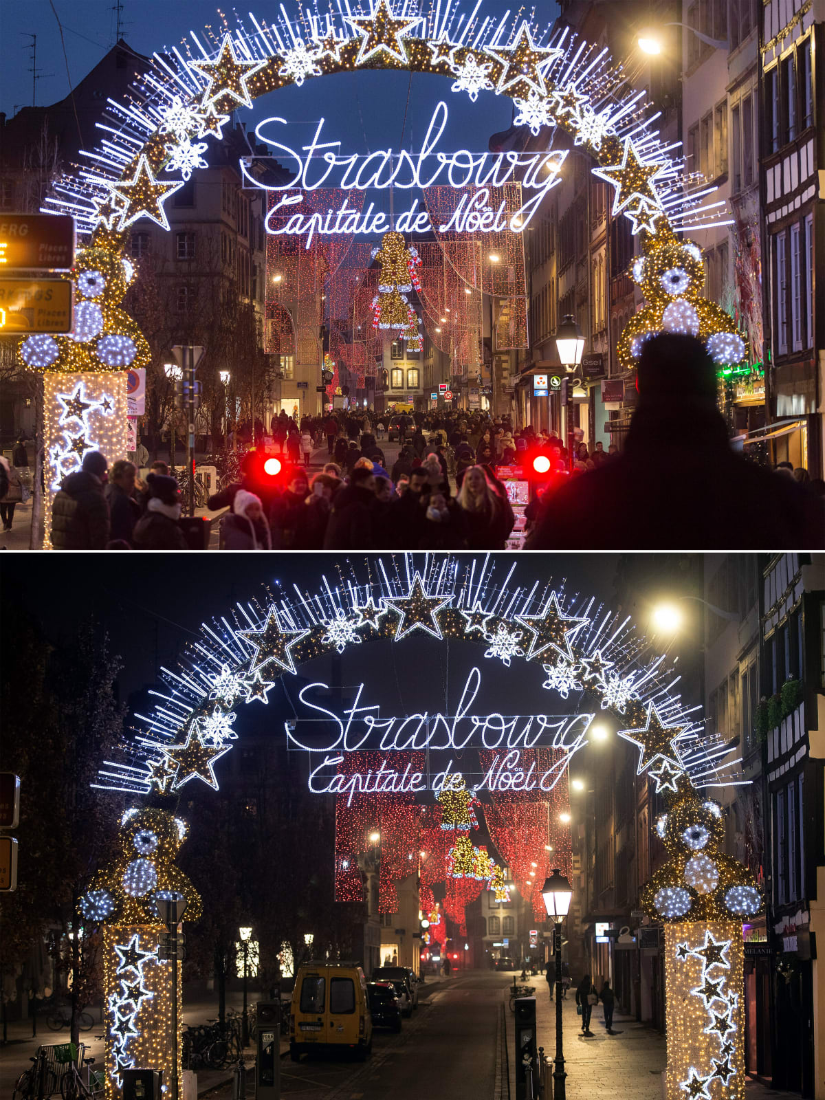Každoročně francouzský Štrasburk hostí na dva miliony turistů. Letos se však vánoční události musely rapidně omezit. 