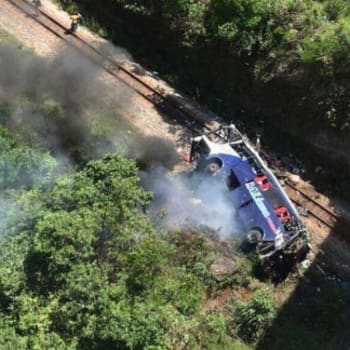 Autobusová nehoda v Brazílii