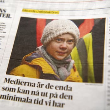 Greta Thunberg ve švédském deníku