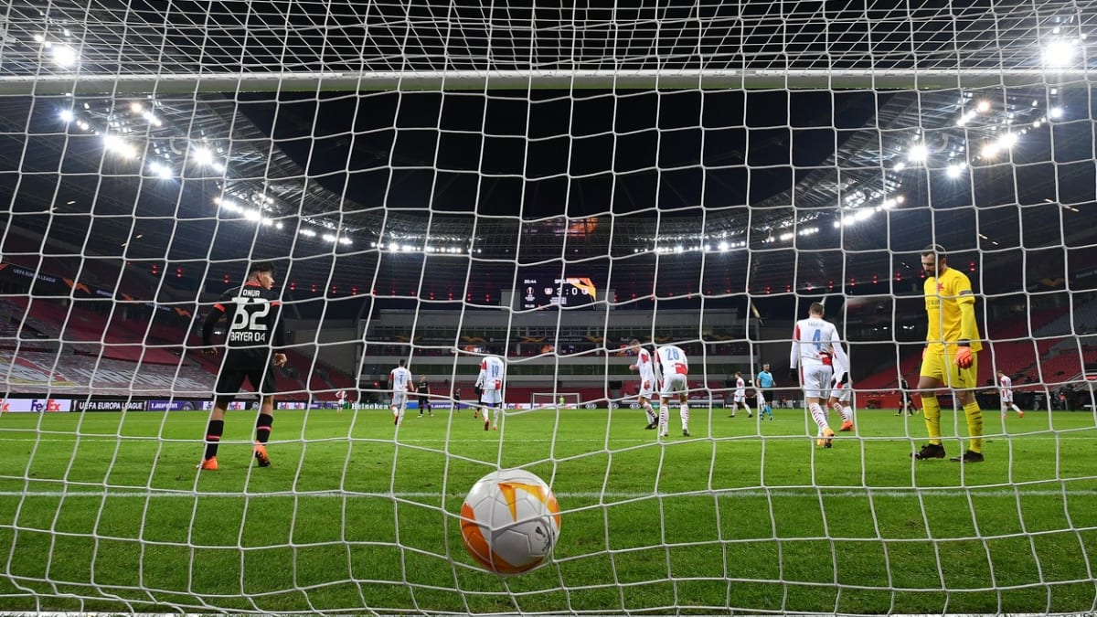 Čtvrtý gól dal Slavii v první minutě nastavení Karim Bellarabi.