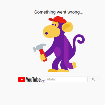 Výpadek YouTube