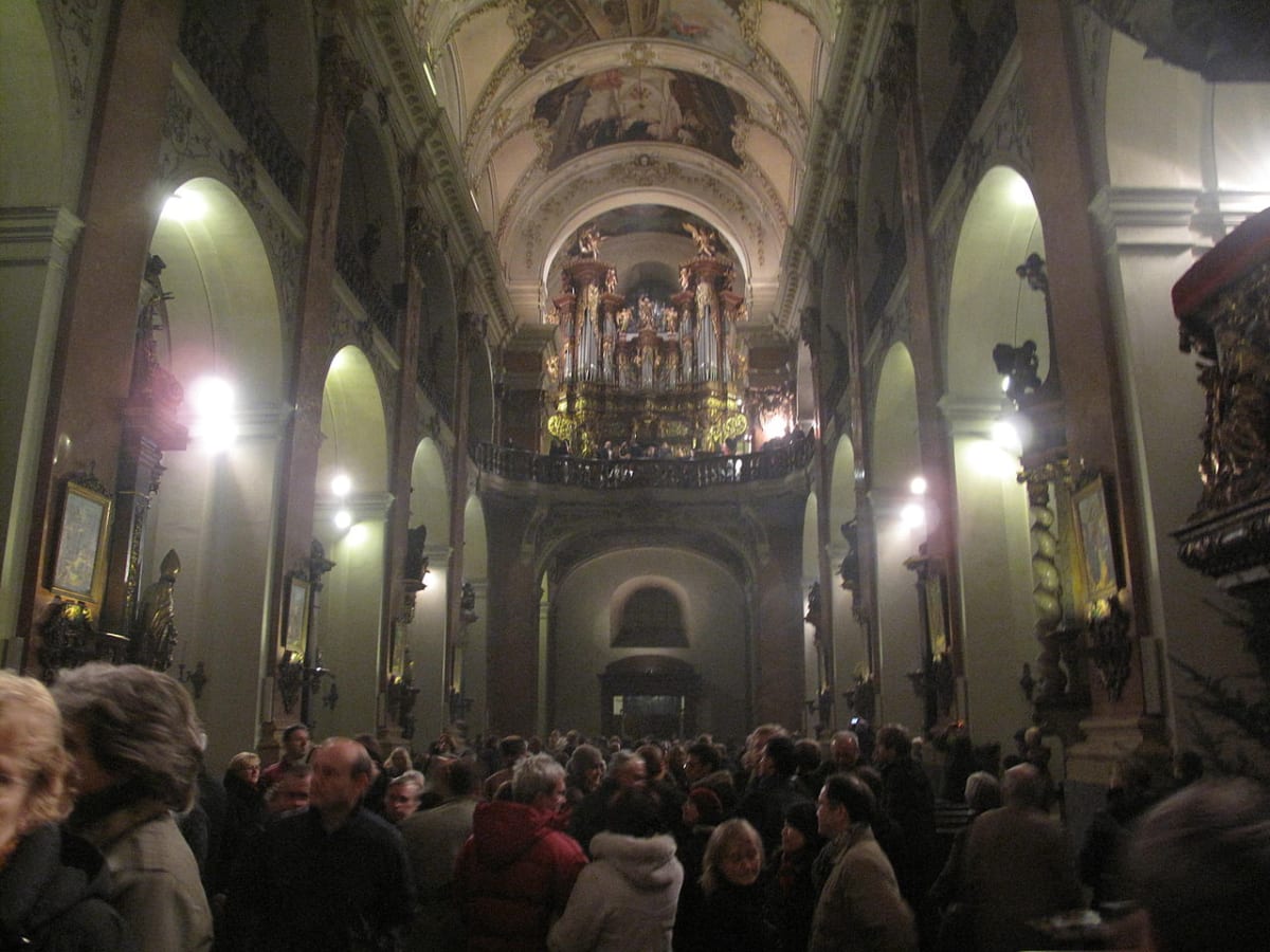 Půlnoční mše v kostele sv. Jakuba (foto: Wikimedia Commons)