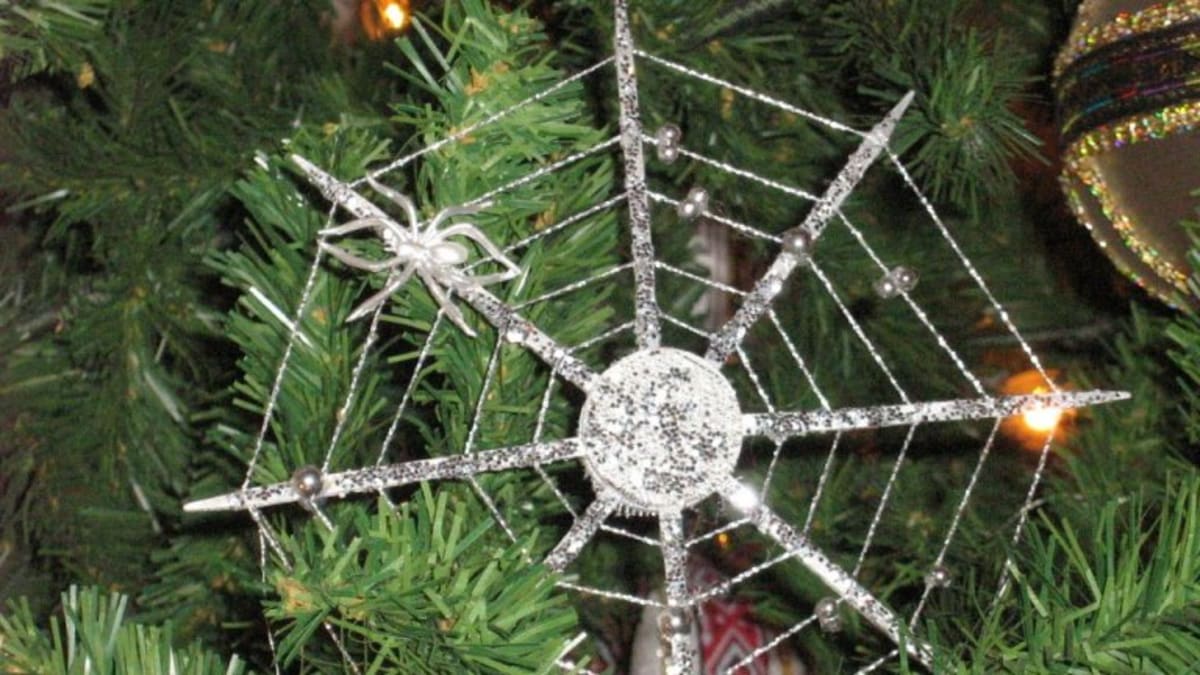 Vánoční pavučina je zvykem na Ukrajině (autor: Erica Smith)