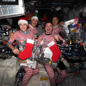 Vánoce na vesmírné stanici