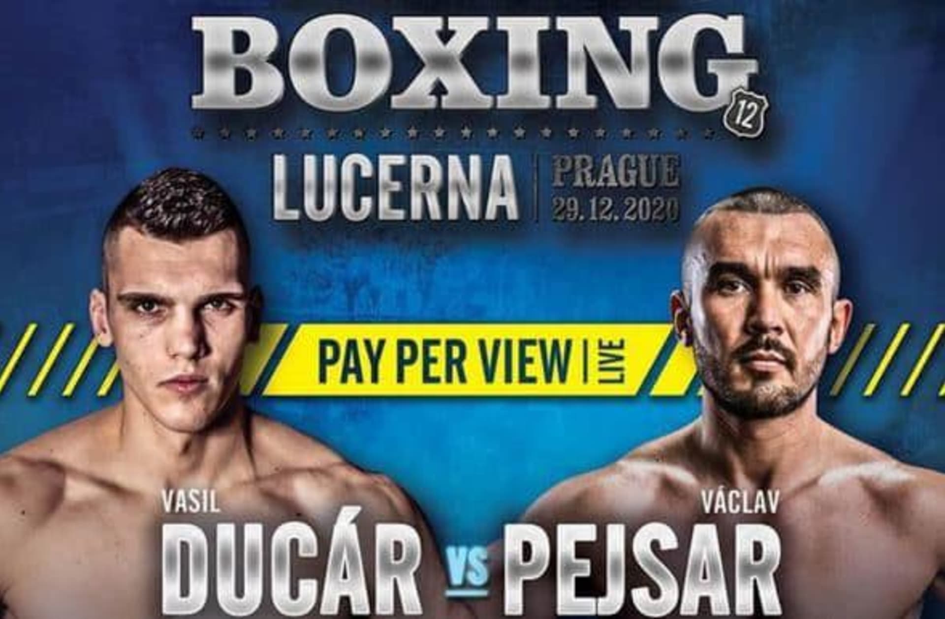 V Lucerně se v úterý proti sobě poprvé postaví boxeři Vasil Ducár a Václav Pejsar
