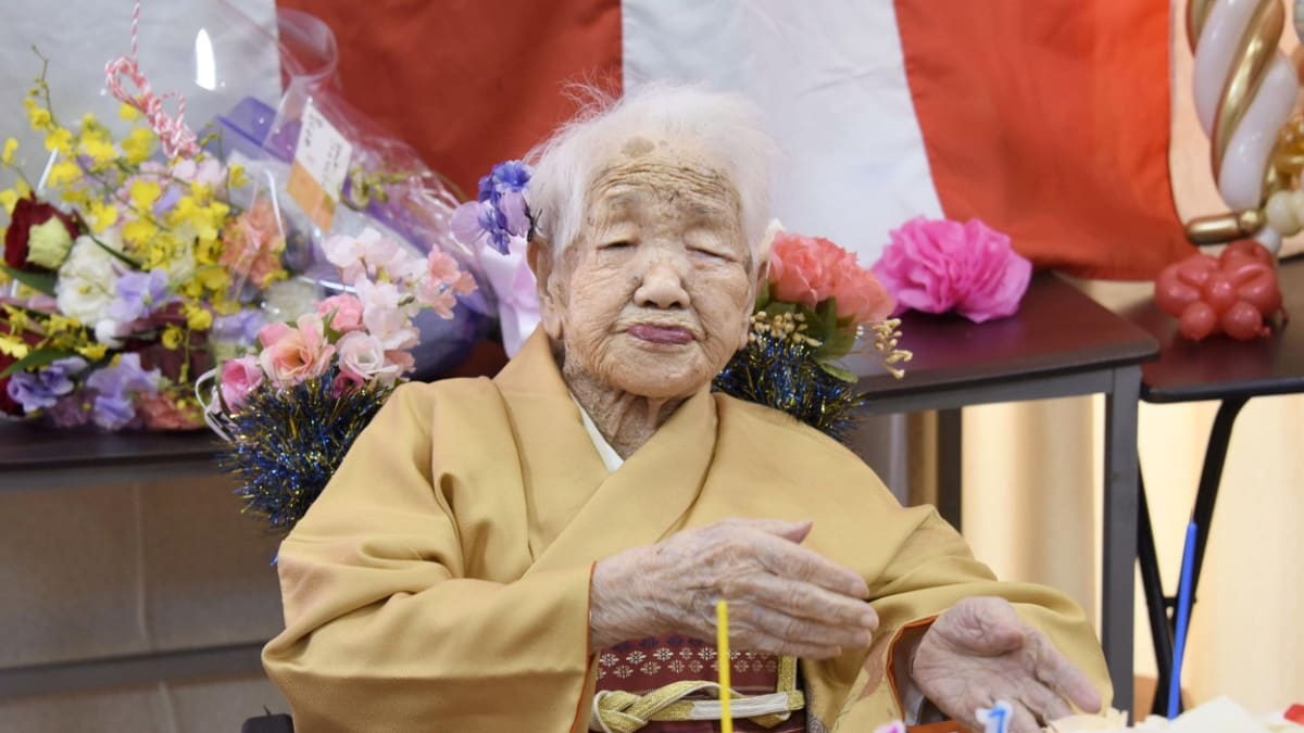 Japonka Kane Tanakaová, která je nejstarším člověkem na světě.