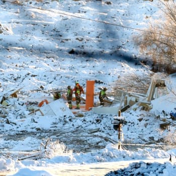 Obří sesuv půdy v norské vesnici Ask si vyžádal minimálně šest obětí