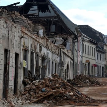 Město Petrinja bude potřeba po zeměstřesení takřka kompletně srovnat se zemí