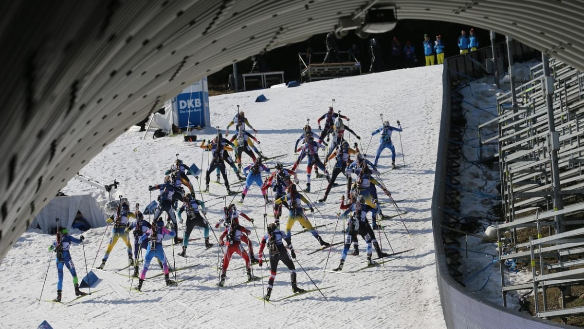 Hned 37 ruských biatlonistů se odhlásilo ze závodů poté, co zjistili, že na ně budou dohlížet dopingoví komisaři. (Ilustrační foto)