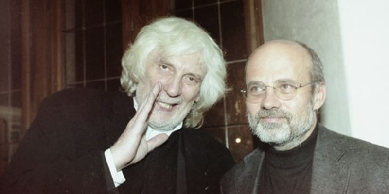 Petr Hapka a Michal Horáček na archivním snímku