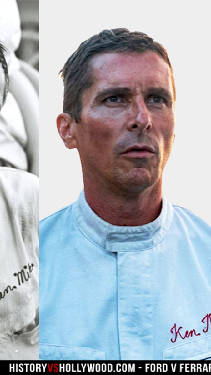 Ken Miles byl v období, které zobrazuje film Le Mans 66 v pokročilém závodickém věku - v roce 1966 mu bylo už 48 let. Na plátně jej zpodobnil Christian Bale.