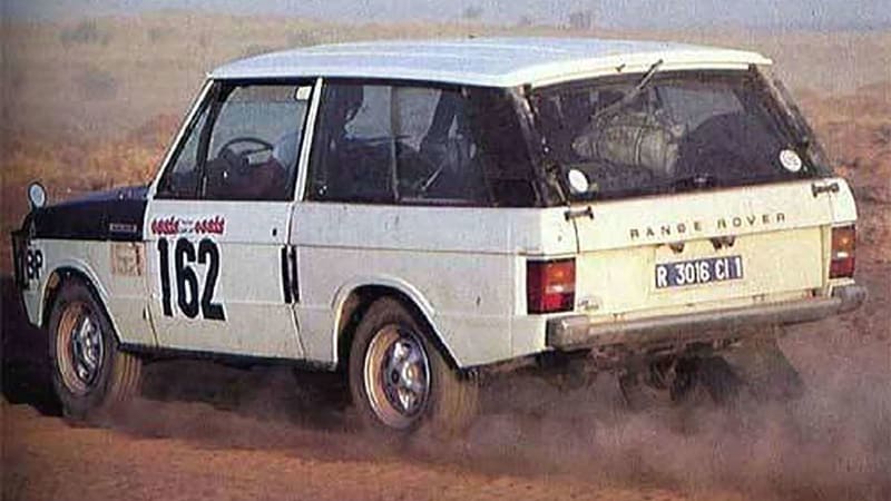 Range Rover V8, vítěz Dakaru v roce 1981.