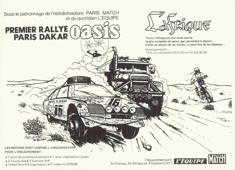 Plakát Rallye Paris-Dakar 1979
