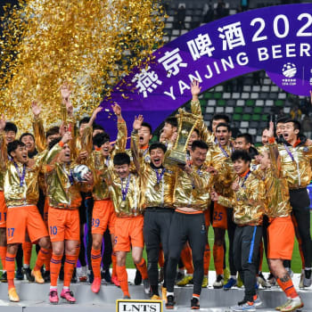 Čína fotbal radost