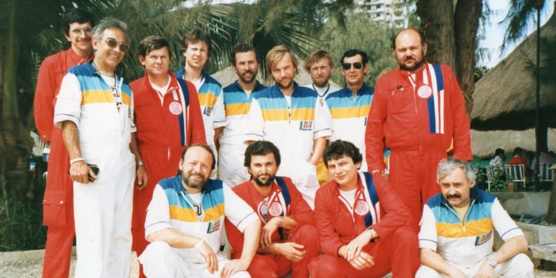 České posádky na Dakaru 1986