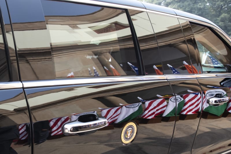 Obrněná limuzína určená pro cesty amerického prezidenta