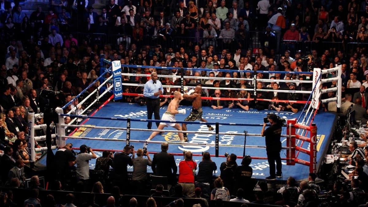 Boxerský zápas mezi Floydem Mayweatherem a Conorem McGregorem v roce 2017 si získal obří pozornost