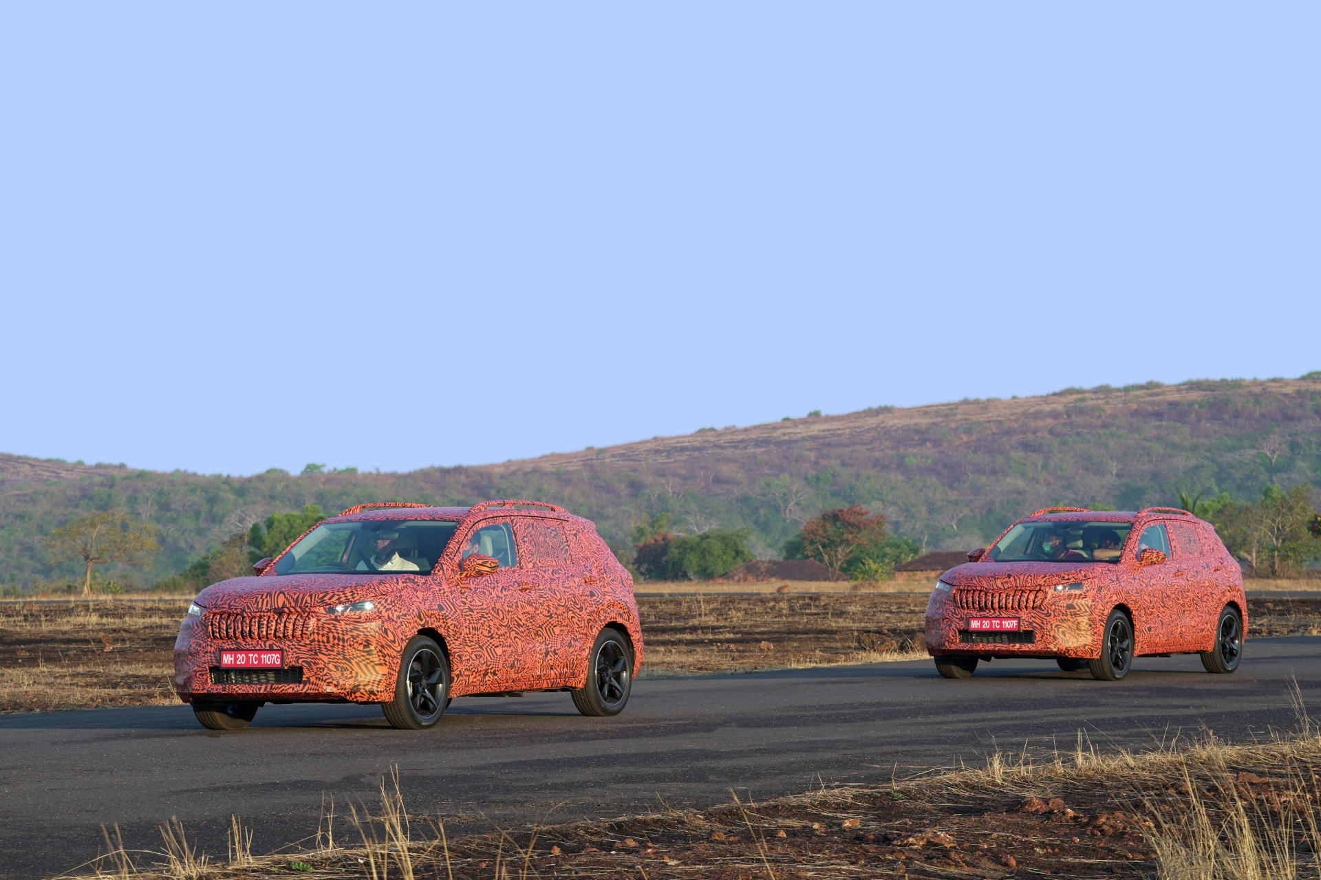 Nové SUV bude podle všeho vizuálně velmi podobné před rokem představené indické studii Škoda Vision IN. 