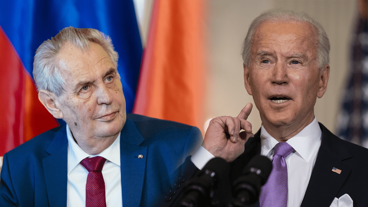 Český prezident Miloš Zeman a jeho americký protějšek Joe Biden si hned tak nepromluví.