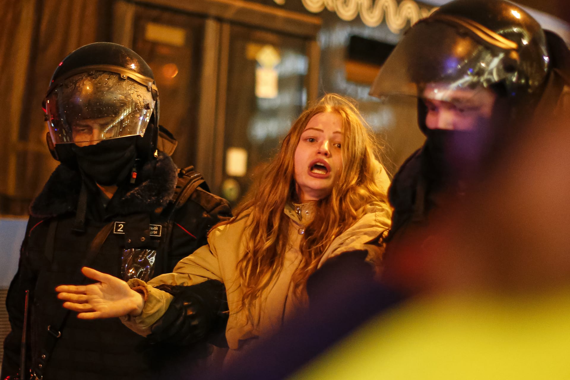 V hlavní městě policisté zatkli 2. února více než 1 100 demonstrujících. 