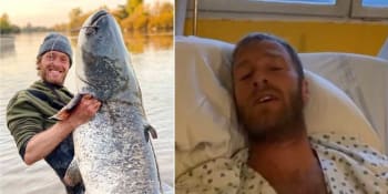 Tropická nemoc poslala rybáře Vágnera do nemocnice. Má čtyřicítky horečky