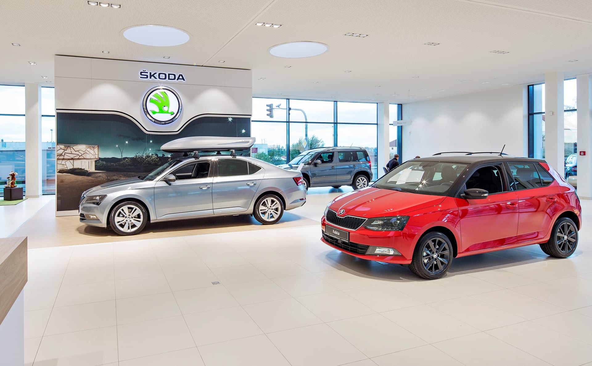 Prodejna nových automobilů Škoda