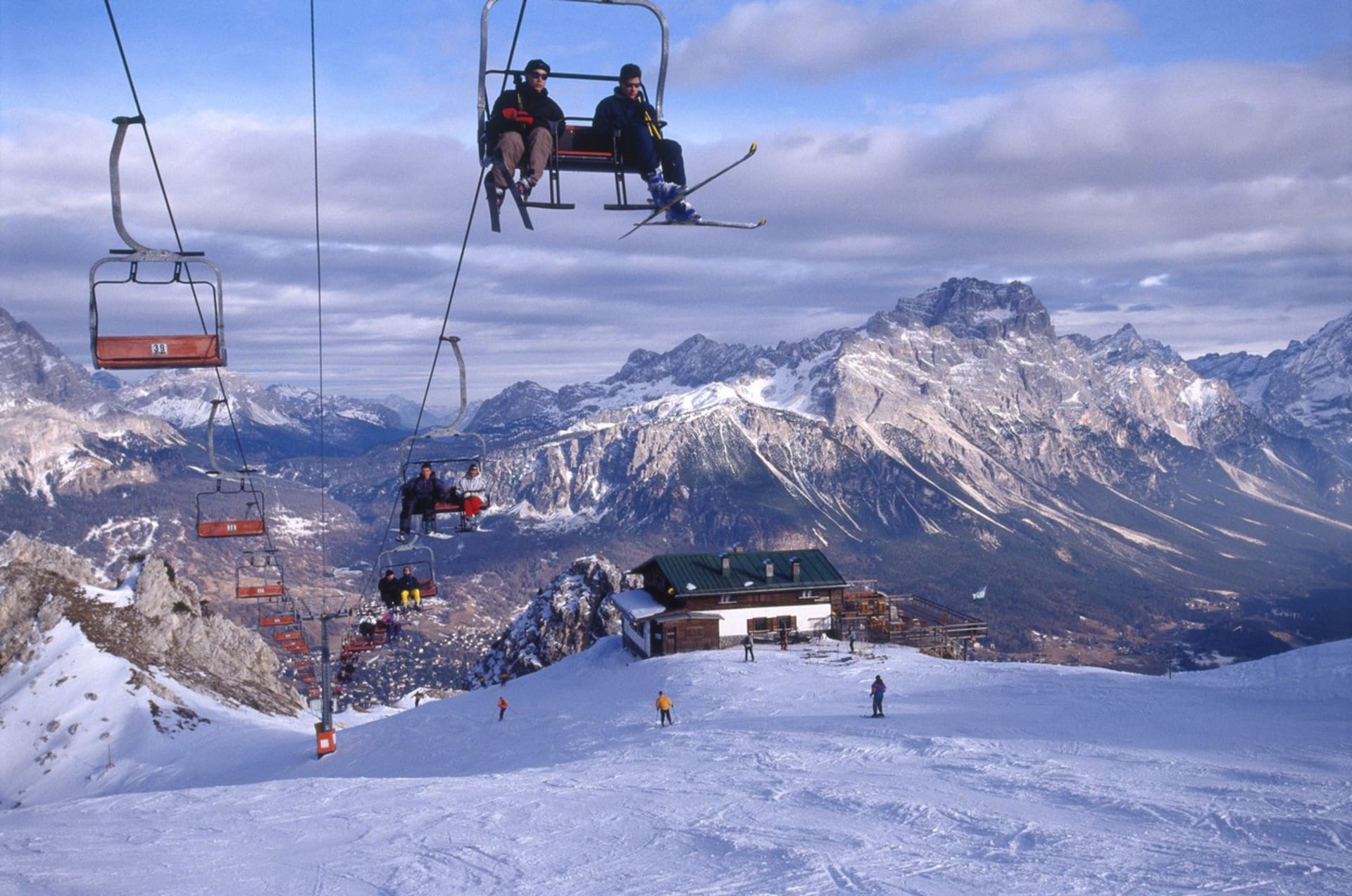 Cortina d´Ampezzo je vyhledávané italské středisko zimních sportů.