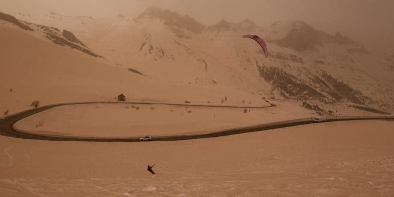 Saharský prach v Alpách  (Ilustrační foto)