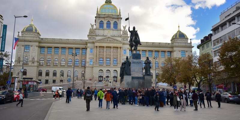 Národní muzeum je již neoddělitelnou součástí Václavského náměstí.