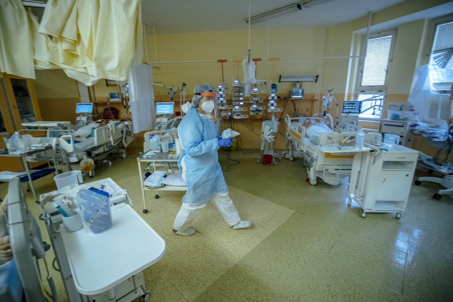 Nemocnice v Sokolově během covidu