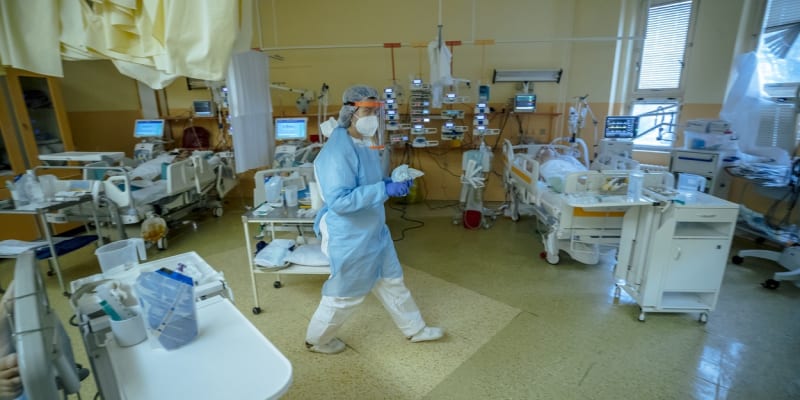 Nemocnice v Sokolově během covidu