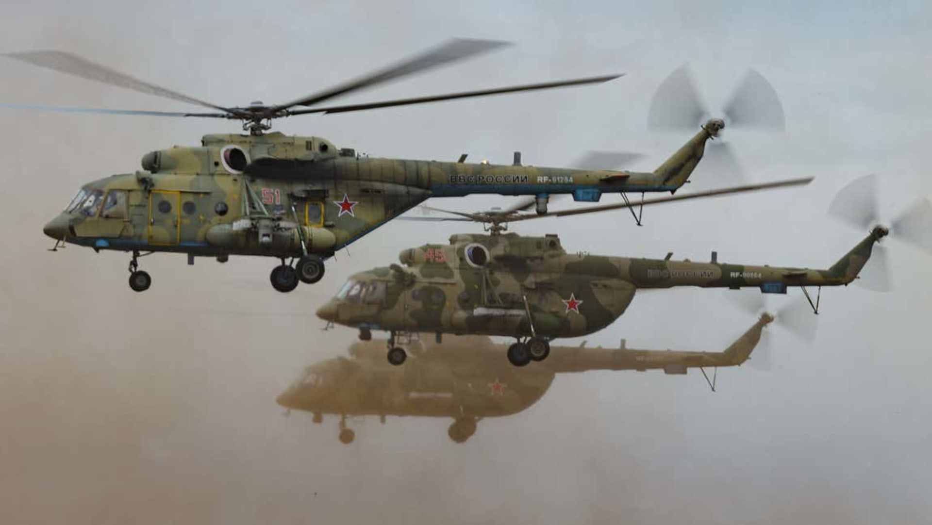 Vrtulníky Mi-8 se vyrábí už šedesát let. 