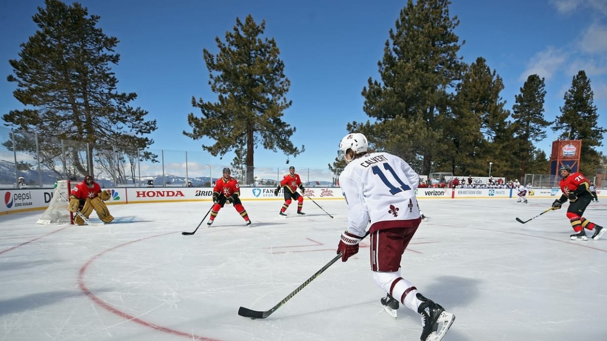 Je to realita, nebo videohra? NHL nabídla parádní zážitek u jezera Tahoe.