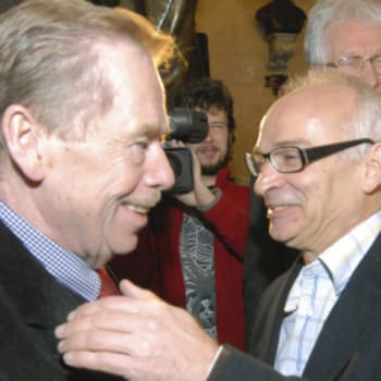 Jan Lityński a Václav Havel