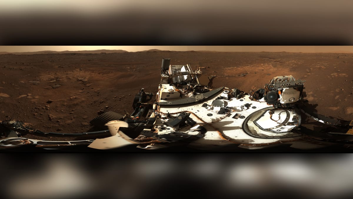 Panoramatický snímek Marsu