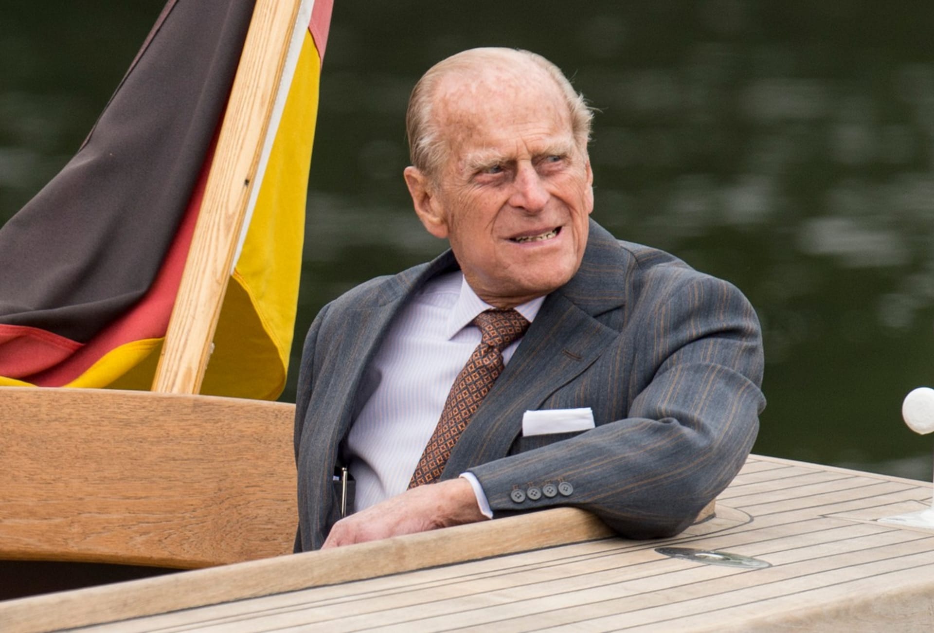 Princ Philip na návštěvě Německa v roce 2015.