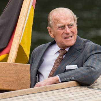 Princ Philip na návštěvě Německa v roce 2015.