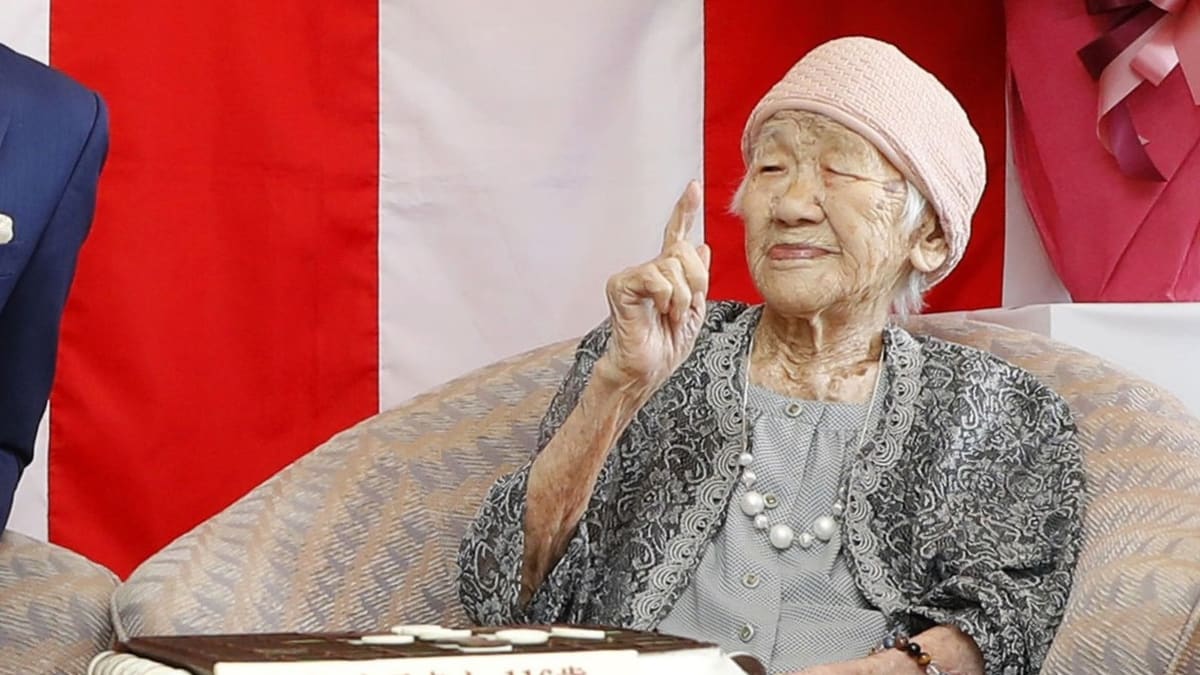 118letá Japonka Kane Tanakaová se v květnu zapojí do štafety, která ponese olympijskou pochodeň.