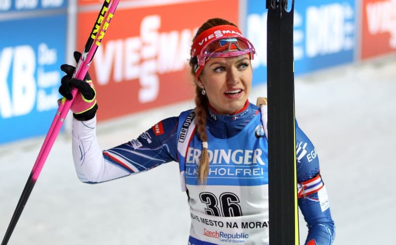 Gabriela Soukalová dosáhla v biatlonu velkých úspěchů. 