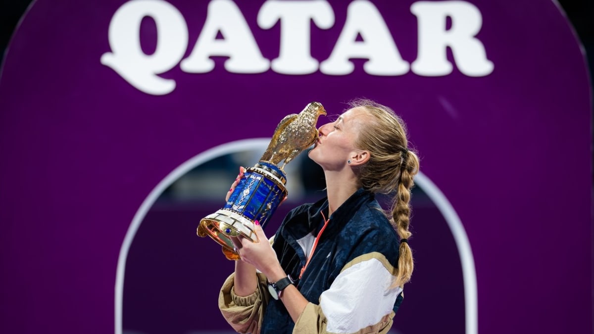 Po dvou letech se Petra Kvitová dočkala titulu na okruhu WTA. Ovládla turnaj v katarském Dauhá.