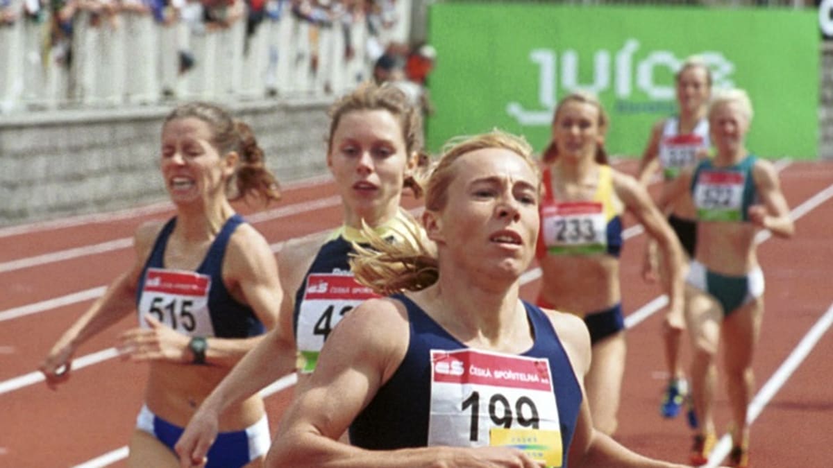 Česká atletka Helena Fuchsová v roce 2001