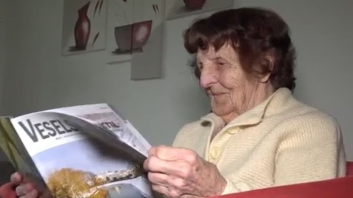 101letá Ludmila Klaudová