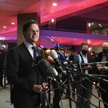 Nizozemský premiér Mark Rutte po vítězství ve volbách