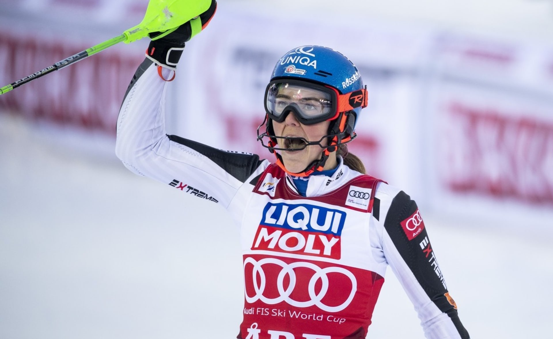 Slovenská lyžařka Petra Vlhová vyhrála celkové hodnocení Světového poháru.