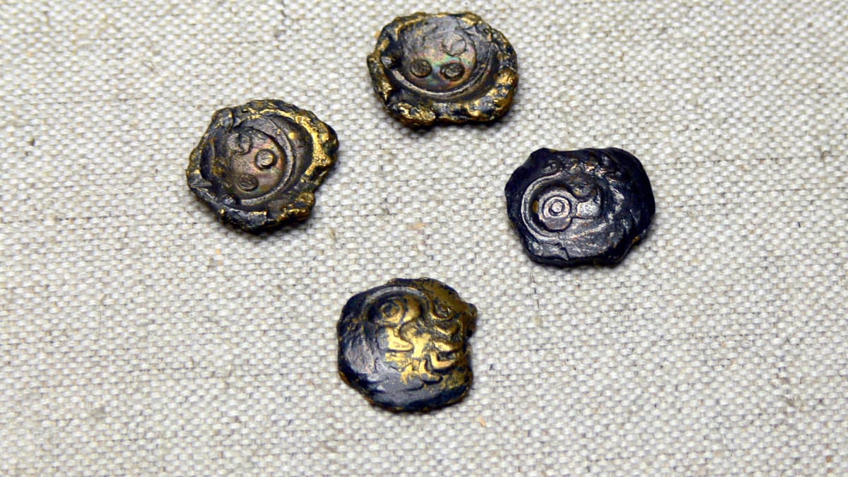 Keltské mince zvané duhovky